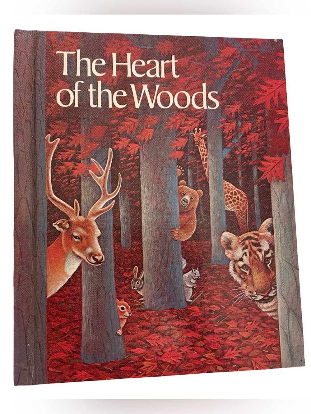 Vintage 1980’s Book Deer Tiger Fairy Bear Cottagecore